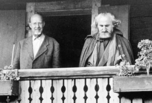 Titus Burckhardt com Frithjof Schuon